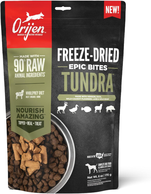 Original Freeze Dried Medallions, Grain Free Dry Dog Food and Topper, Wholeprey Ingredients, 16 Oz - Image 14