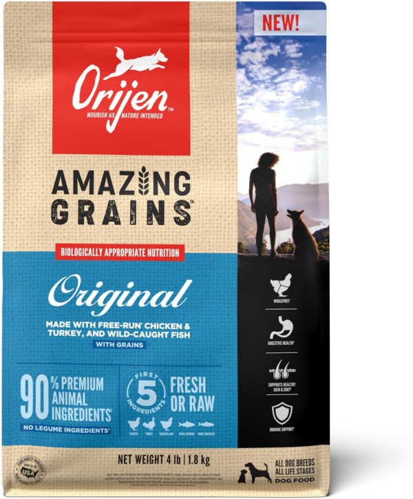 Amazing Grains Original Dry Dog Food, High Protein Dog Food, Fresh or Raw Ingredients - Image 20