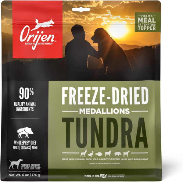 Original Freeze Dried Medallions, Grain Free Dry Dog Food and Topper, Wholeprey Ingredients, 16 Oz - Image 16