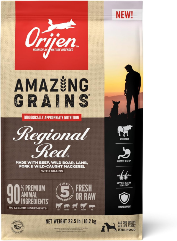 Amazing Grains Original Dry Dog Food, High Protein Dog Food, Fresh or Raw Ingredients - Image 10