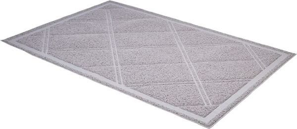 Less-Mess Cat Litter Box Mat, Unscented, 24" X 35", Grey - Image 4