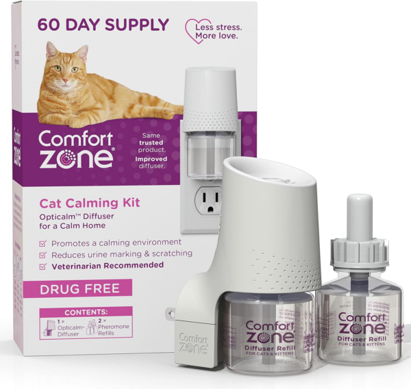 Cat Calming Diffuser: 2 Pheromone Diffusers & 2 Refills - Image 9