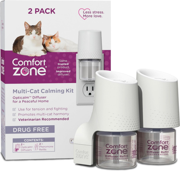 Multi Cat Calming Diffuser: 1 Pheromone Diffuser & 1 Refill (30 Days) - Image 9