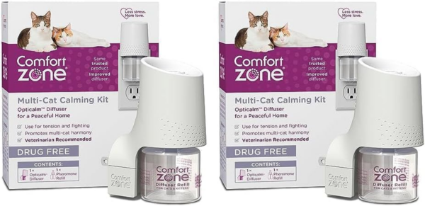 Multi Cat Calming Diffuser: 1 Pheromone Diffuser & 1 Refill (30 Days) - Image 8