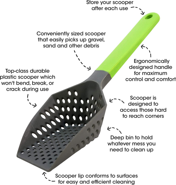 Cold Life Easy to Clean Sifting Litter Scoop Shovel for Small Pets or Reptile Terrarium Sand Waste - Image 2